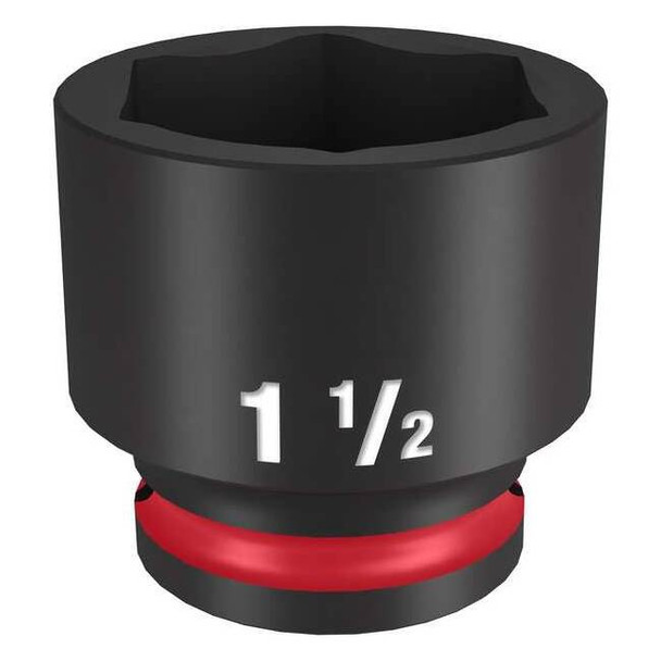 1-1/2 in. SHOCKWAVE Impact Duty 1/2 in. Drive Standard 6 Point Impact Socket