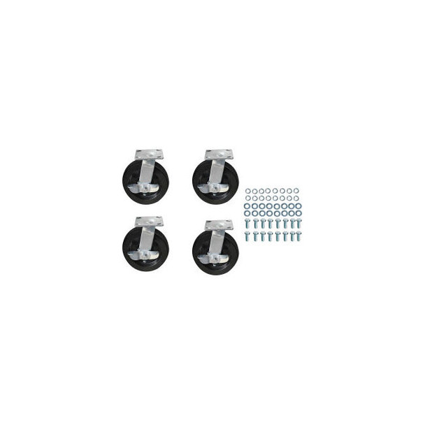 Replacement 8"" x 2"" Caster Kit for Global Industrial Gantry Cranes Set of 4