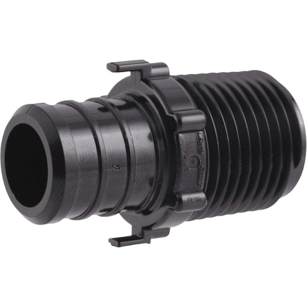 SharkBite 3/4 In. Barb x 1/2 In. MPT Poly-Alloy PEX Adapter (5-Pack) UP138A5