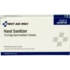 First Aid Only Hand Sanitizer Packets 10/Box