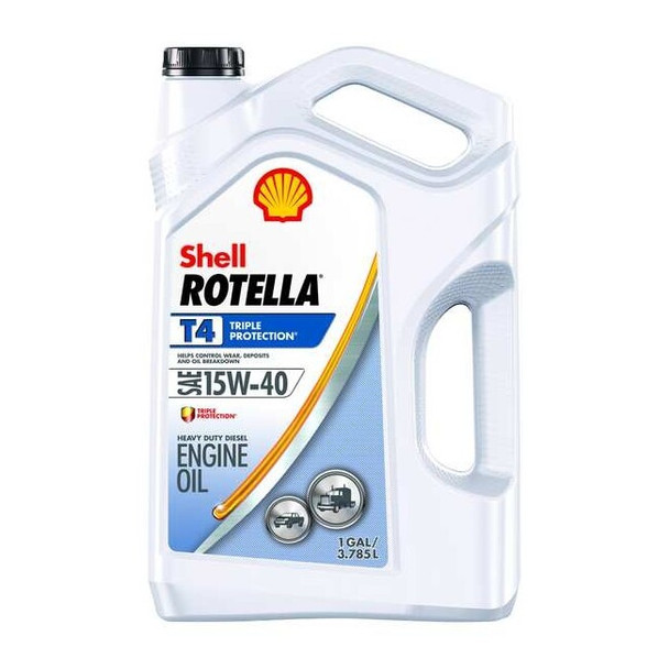 Rotella Motor Oil, Conventional, 15W-40, Bottle, 1 Gal. 550045126