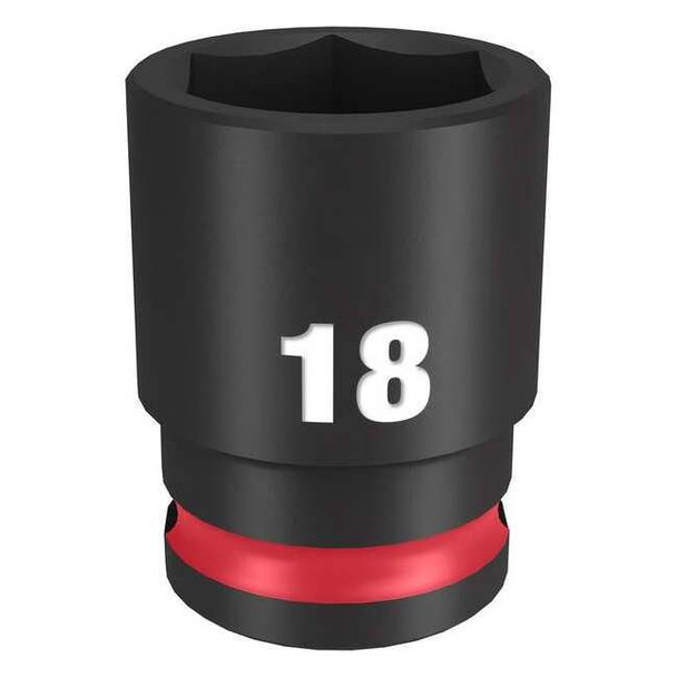 18mm SHOCKWAVE Impact Duty 3/8 in. Drive Standard 6 Point Impact Socket