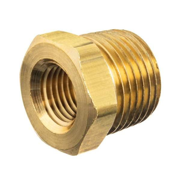 Manufacturer Varies Hex Bushing, Brass, 1/2 x 1/8 in, BSPT ZUSA-PF-10263