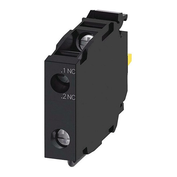 Siemens Contact Block,Momentary Action,22mm 3SU1400-1AA10-1HA0