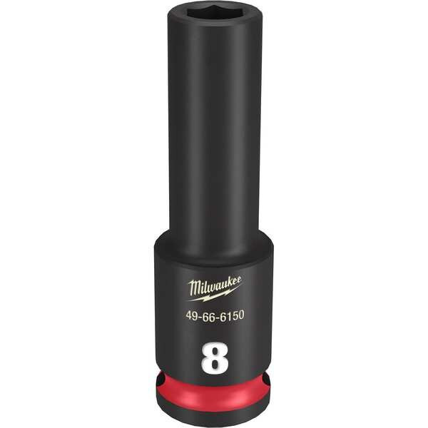 8mm SHOCKWAVE Impact Duty 3/8 in. Drive Deep Well 6 Point Impact Socket