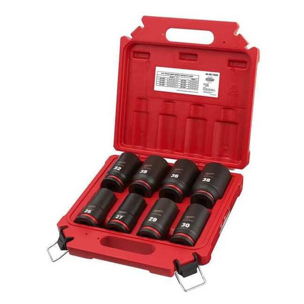 8 pc. SHOCKWAVE Impact Duty 3/4 in. Drive Metric Deep Well 6 Point Socket Set