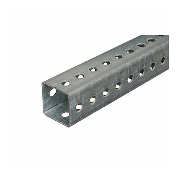 Accuform Square Post,6 ft,Silver HSP139