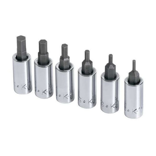 Sk Professional Tools 1/4" Drive Socket Set, Metric, 6 pcs 19732