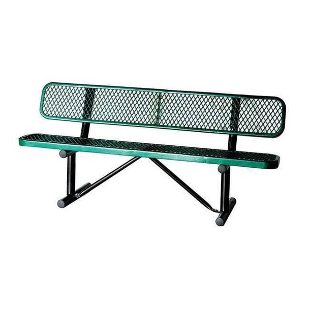 Manufacturer Varies Outdoor Bench,72 in. L x 24 in. x 31 in. 4HUT3