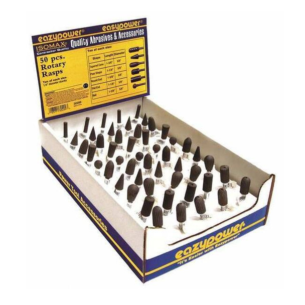 Manufacturer Varies RotaryRaspAttachmentSet,50pcs,w/Case 30299