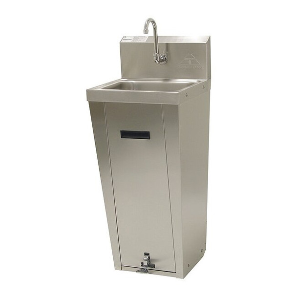 Advance Tabco Hand Sink,Flor,15-1/4 In. L,17-1/4 In. W 7-PS-90