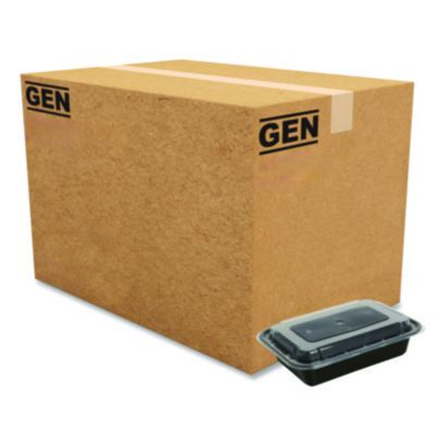 GEN BOX,TAKEOUT,16OZ,150/C,BK FCPP-BC-16RECT