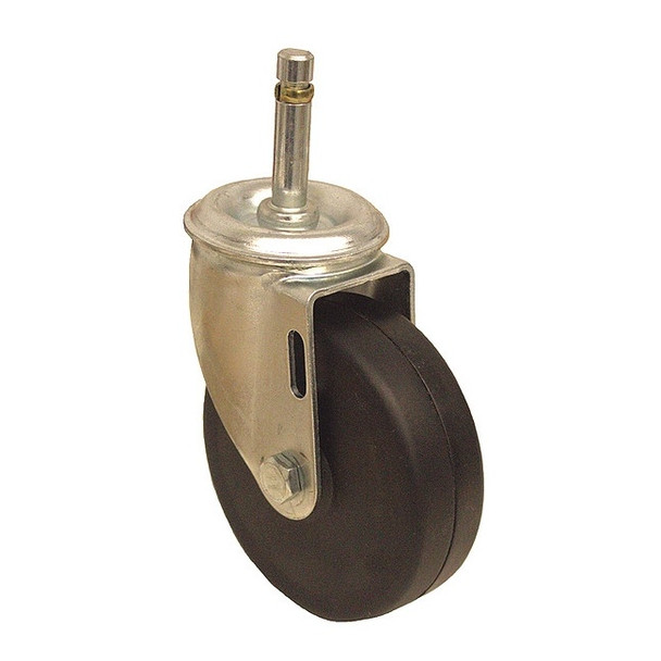 Manufacturer Varies Stem Caster,150 lb. Load,Black Wheel P12S-R040D-SG2