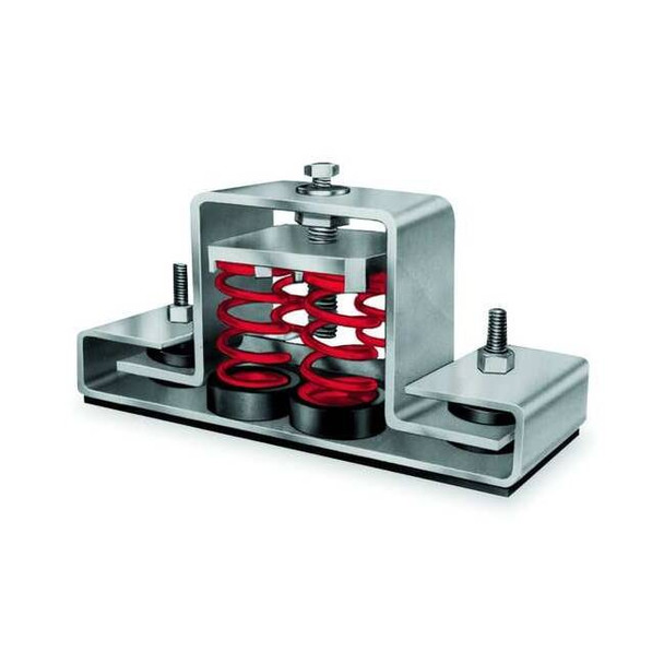 Flr Mnt Seismic and Wind Vibration Isltr, Capacity Range: 765 to 1020 lb