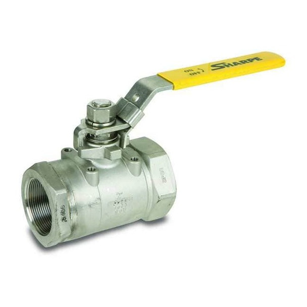 Sharpe Valves 1/4" FNPT Stainless Steel Ball Valve Inline 4353010740