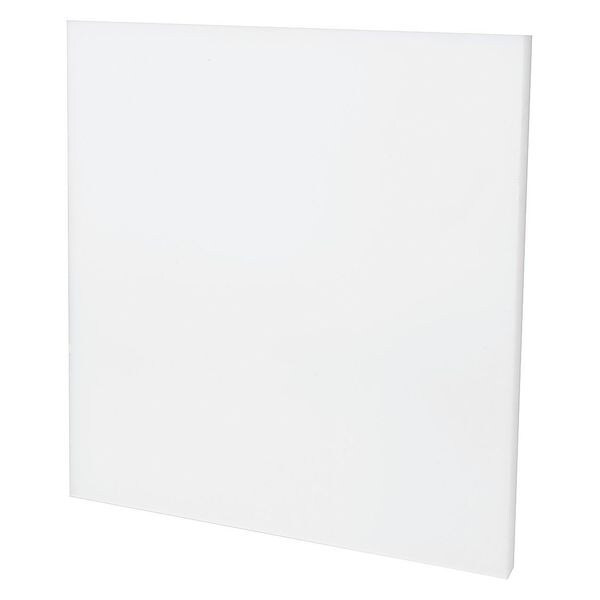 White Polypropylene Sheet Stock 48" L x 48" W x 0.063" Thick