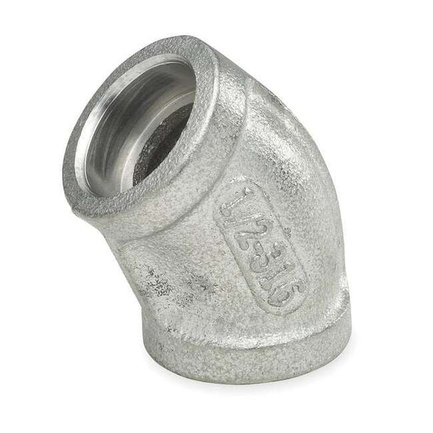 90Â° Elbow, 1/2 in, Socket Weld, Stainless Steel, Class 3000
