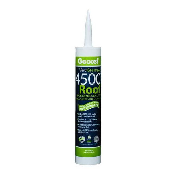 Geocel Sealant, 10 oz, Cartridge, Black, Hybrid Base, 4500 GC55103