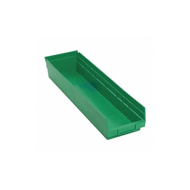 Quantum Storage Systems ShelfBin,23.625inL,6.625inW,Plastic QSB106GN