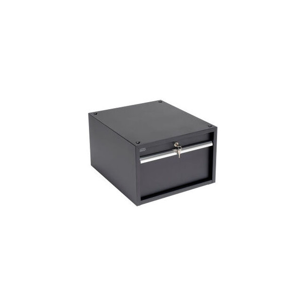 Global Industrial Stacking Steel Drawer 17-1/4""W x 20""D x 12""H Black