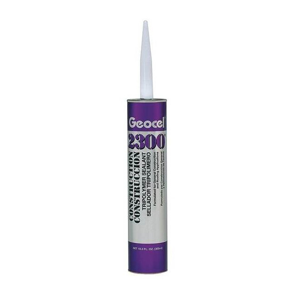 Geocel Hybrid Sealant, 10.3 oz, Cartridge, Gray, Hybrid Base, 2300 GC66102