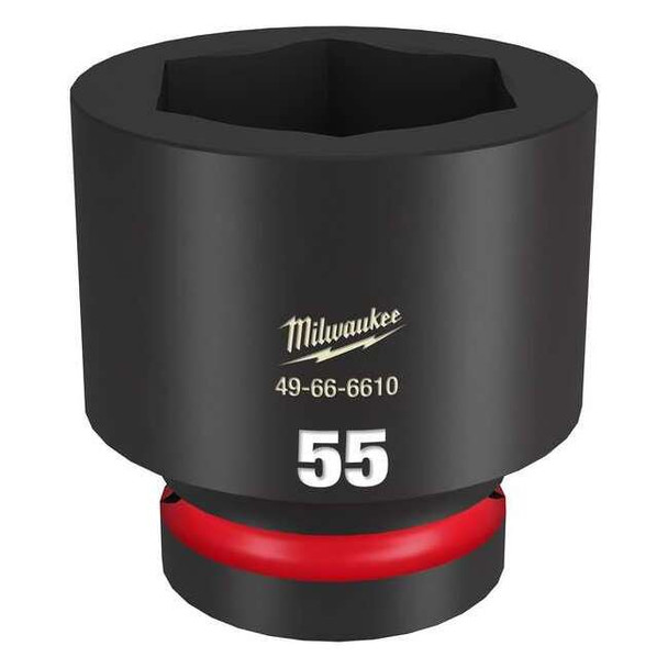 55mm SHOCKWAVE Impact Duty 1 in. Drive Standard 6 Point Impact Socket