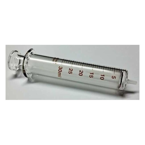 Fortuna Reusable Glass Syringe,Glass Luer,30 mL 7.102-44