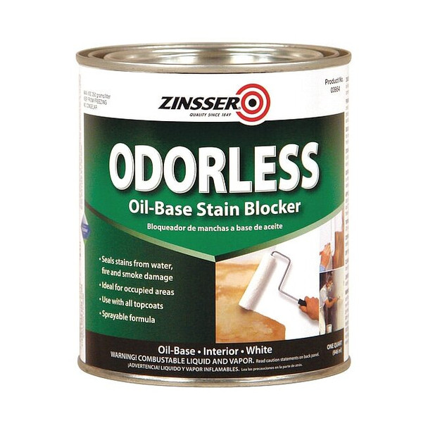 Zinsser Primer/Sealer Stain Killer,White,1 qt. 3954