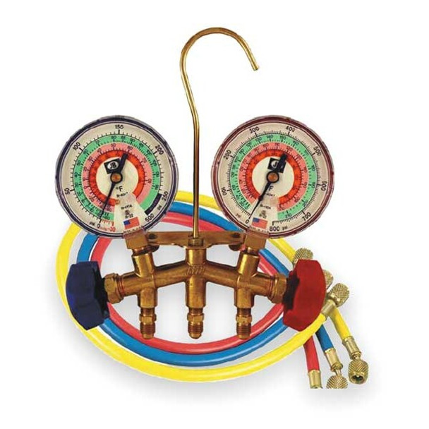 Jb Industries Manifold Gauge Set,5 ft L,3 1/8 in Gauge M2-22231 Jb Industries Manifold Gauge Set,5 ft L,3 1/8 in Gauge M2-22231