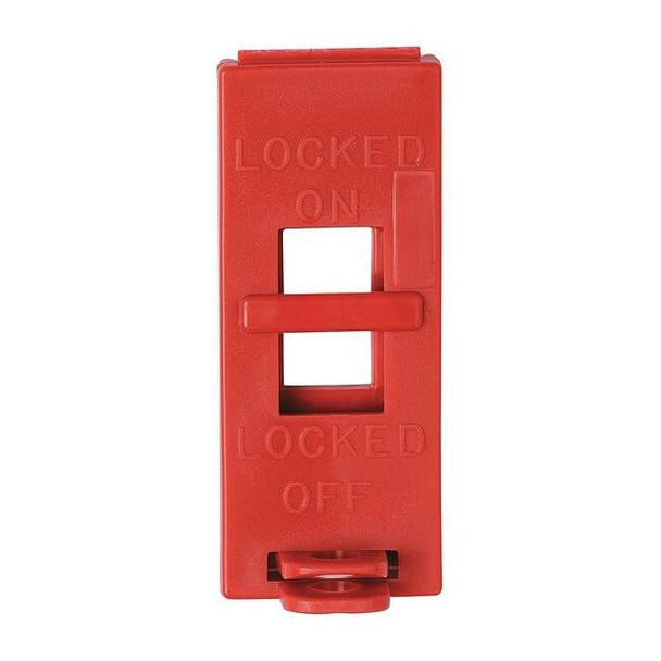 Brady Wall Swtch Lckout,Red,9/32 In. Dia.,PK6 65696
