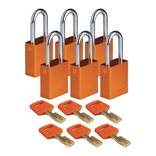 Brady ALU-ORG-38ST-KA6PK
