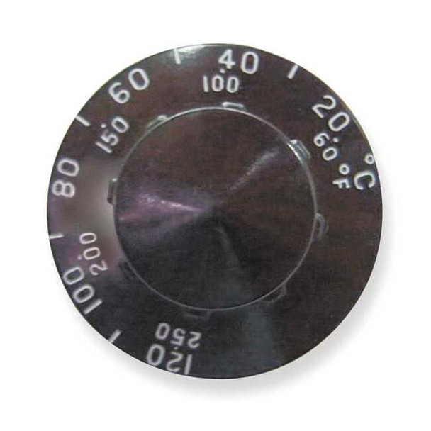 Vulcan Hart Tstat Knob,Blk,For Bulb/Capillary Tstat N15/4000-14