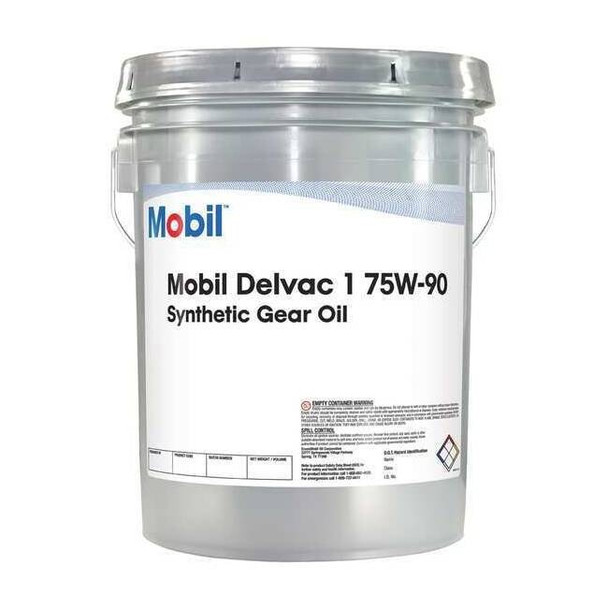 Mobil Gear Oil, 5 gal, Pail, Amber 122047