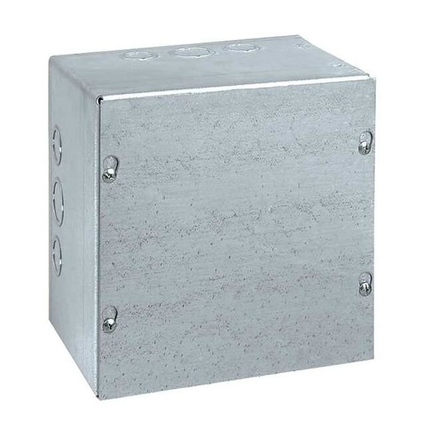 Captive Screws Electrical Enclosures, 16 in H, 4 in D, 16 in W, 1, Steel