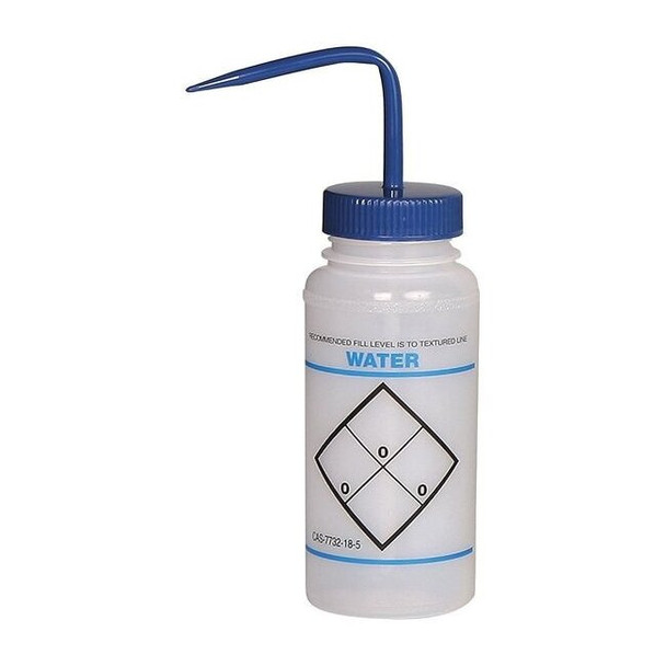 Sp Scienceware Wash Bottle,Std,16 oz,Water,Blu,PK6 F11646-0621