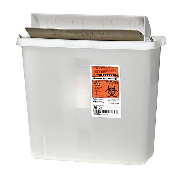 Covidien Sharps Container,1-1/4 Gal.,Mailbox,PK5 SS5C100121