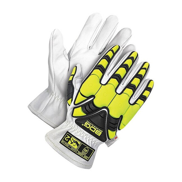 Bdg Cut-Resistant Leather Gloves, Cut Level A5 ,S 1 PR 20-9-1880-S
