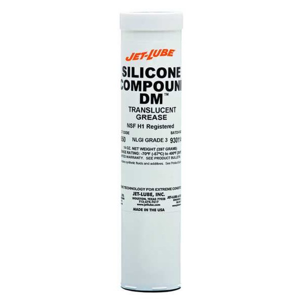 Jet-Lube Dielectric Grease, Silicone DM, 14 Oz. 73550