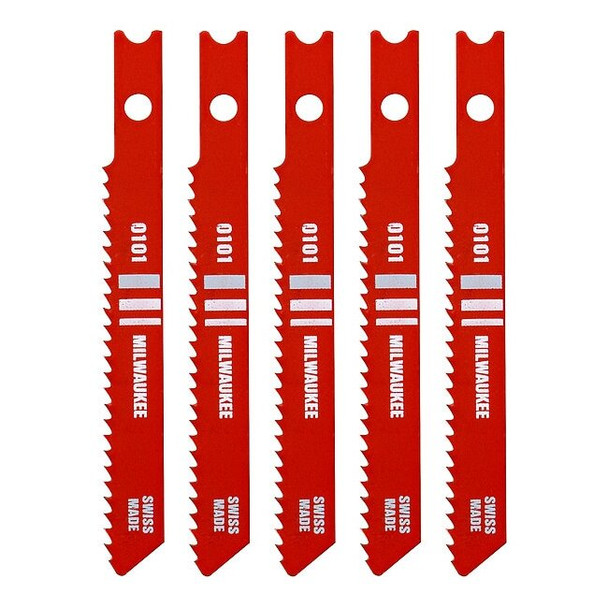 Milwaukee Tool 2-3/4" 14 TPI High Speed Steel Jig Saw Blade (5 PK) 48-42-0101