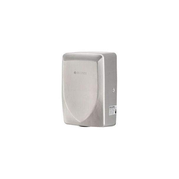 Global Industrial High Velocity Automatic Hand Dryer ADA Compliant Brushed Stain