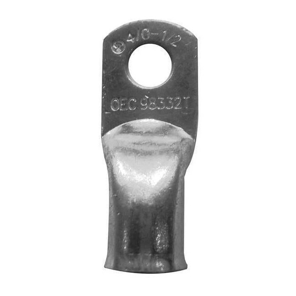 Westward Lug,4 ga,3/8 In,Crimp/Solder,PK25 23YZ72
