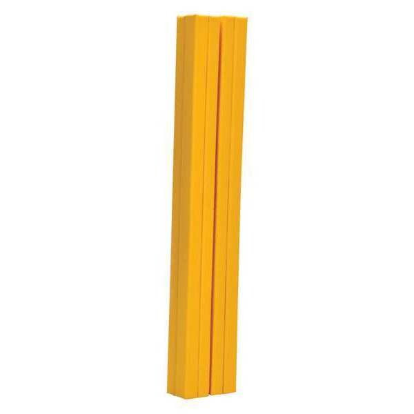 Manufacturer Varies Column Protector, Yllw, 72inH, 12inW, I-Beam V-PAD-I-66-Y