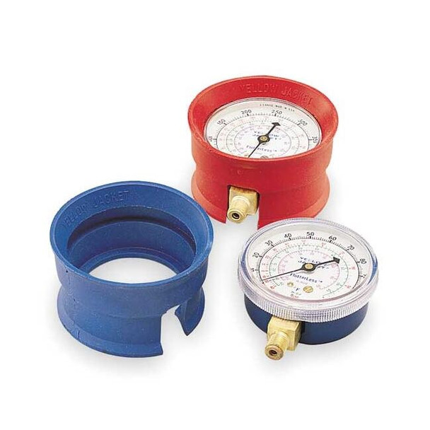 Yellow Jacket Manifold Gauge Boot Set, 3 1/8 in Dia,PR 49190