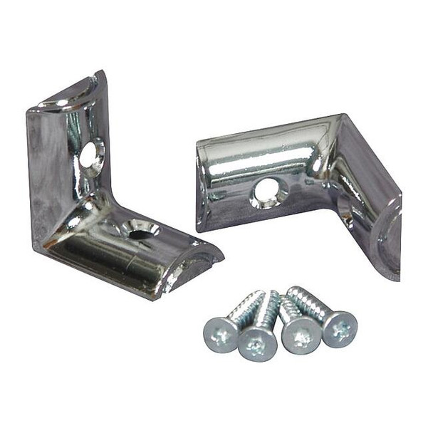 Asi Global Partitions Zamac Inline Bracket, For Steel Partition 40-8511950
