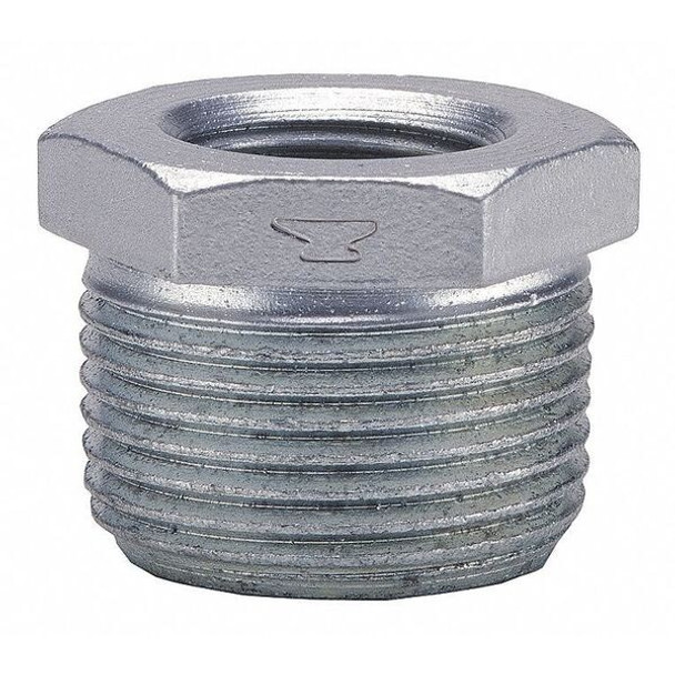 Manufacturer Varies Hex Bushing, Malleable Iron, 1 x 1/8 in 0819906926
