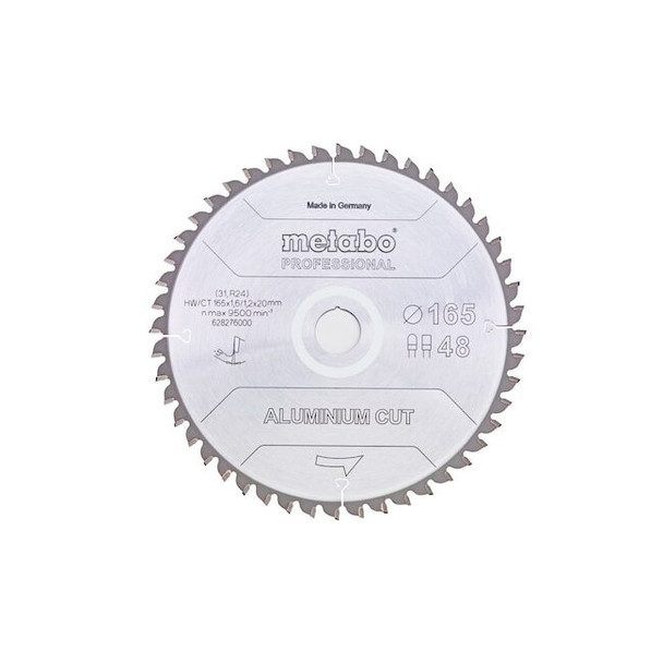 Metabo CircularSawBlade,Carbide,Dia:6.5" 628276000