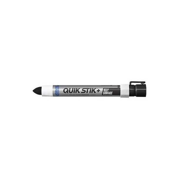 Markal Solid Paint Marker, 6 in L, Black, Paint 28883G