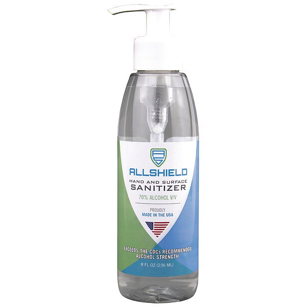 Allshield Hand Sanitizer,16 oz. Size 22516