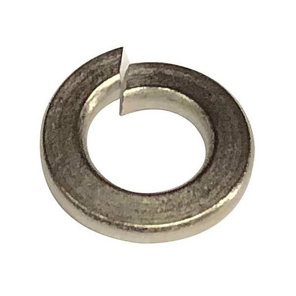 Split Lock Washer, For Screw Size #12 18-8 Stainless Steel, Plain Finish, 100 PK