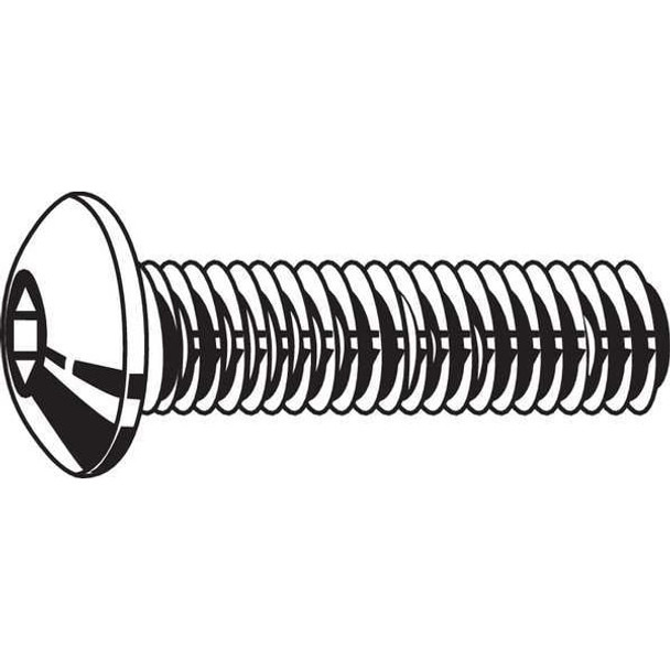 3/8"-16 Socket Head Cap Screw, Button, Zinc Plated Steel, 1 in Length, 50 PK